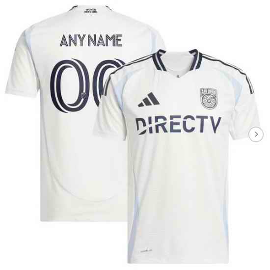 Mens San Diego FC adidas White 2025 Woven Into One Replica Custom Jersey